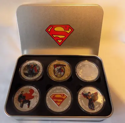 Buy Superman Coins Commemorate 75th Anniversary  2013  - Canadian Set BOXED • 160£