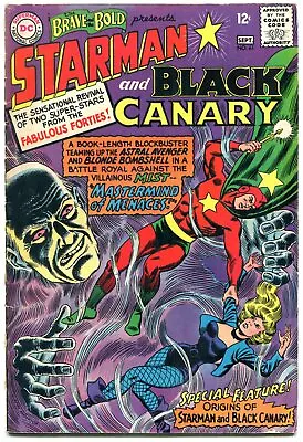 Buy Brave And The Bold #61 1965-Origin Of STARMAN And BLACK CANARY • 28.54£