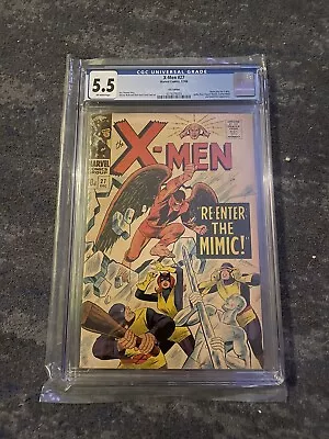 Buy Uncanny X-Men #27 CGC 5.5 1966  Marvel Comics Mimic K28 • 120£