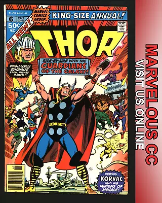 Buy 1977 Marvel King-Size Annual Thor #6 Guardians Of The Galaxy Korvac Bronze Age • 7.73£