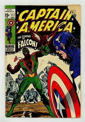 Buy Captain America #117 FR/GD 1.5 1969 1st App. And Origin Falcon • 120.64£