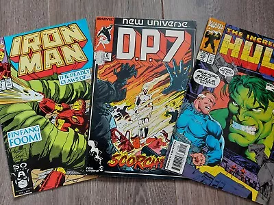 Buy Mixed Marvel / New Universe Bundle X 3: IRON MAN #271, DP7 #6, HULK #410 • 1.99£