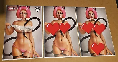 Buy Power Hour #1 Szerdy Kitty Cosplay Virgin Variant Comic Book Cover Rare Limited  • 361.11£