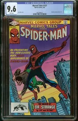 Buy Marvel Tales #137 CGC 9.6 Reprints Amazing Fantasy #15 Spider-Man • 98.75£