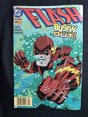 Buy DC Comic Book Flash Bustin Out No. 90 1994 Comics • 1.97£