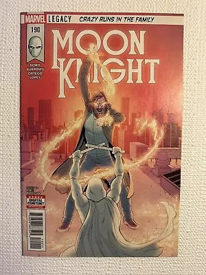 Buy Moon Knight 190 1st Cameo Appearance Diatrice Cover Sun King (2017, Marvel) • 9.48£