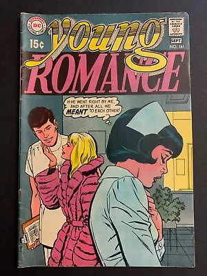 Buy Young Romance 161 VG+ -- Giordano, Sparling Art 1st 15-cent Cover DC 1969 • 12.84£