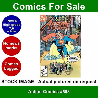 Buy DC Action Comics #583 Comic - FN/VFN Clean 01 September 1986 • 4.99£