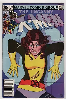 Buy Uncanny X-Men 168 (1983) FN Newsstand Edition, 1st Madelyne Pryor Appearance • 14.24£