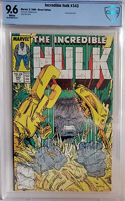 Buy The Incredible Hulk #343 CBCS 9.6 Todd McFarlane • 167.90£