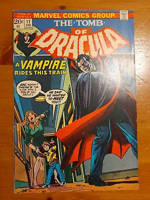 Buy Tomb Of Dracula #17 Feb 1974 FINE+ 6.5 Blade Is Bitten By Dracula • 17.50£