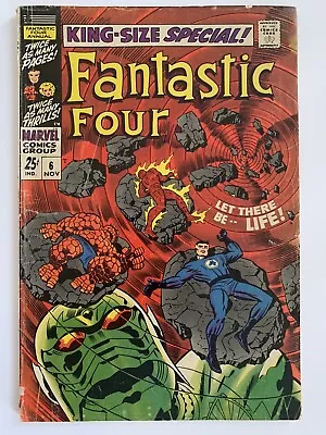 Buy Fantastic Four Annual #6 2.0 Gd 1968 1st Appearance Of Annihilus Marvel Comics • 71.62£