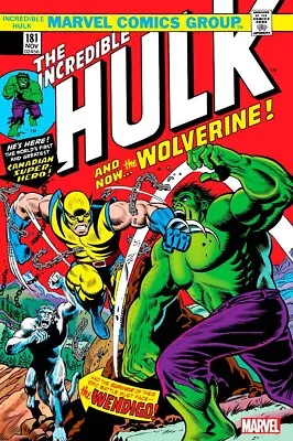 Buy Incredible Hulk #181 Facsimile Edition New Ptg [ 2023 ] • 4.79£