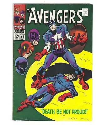 Buy Avengers #56 1968 FN+  Baron Zemo! How Captain America Froze  Combine Ship • 28.11£