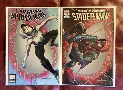Buy Amazing Spider-Man #59 + Miles Morales #23 Tyler Kirkham Connecting Set NM 2021 • 23.99£