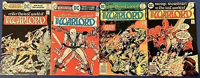 Buy The Warlord #1-4 DC Comics 1976-77 Mike Grell, Sword & Sorcery Adventure Comics • 9.61£