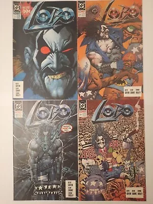 Buy Lobo #1 - 4 DC Comics 1990 1st Prints Complete Set - Giffen, Grant, Bisely • 220£