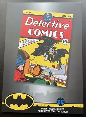 Buy Detective Comics #27 2018 Pure Silver Foil 35g .999 Fine Silver NZMINT • 155.91£