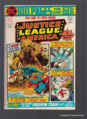 Buy Justice League Of America 113 DC Comic Book 1974 F 100 Page Giant! • 15.88£