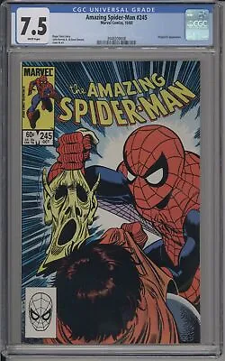 Buy Amazing Spider-man #245 - Cgc 7.5 - Death Of Hobgoblin • 46.36£