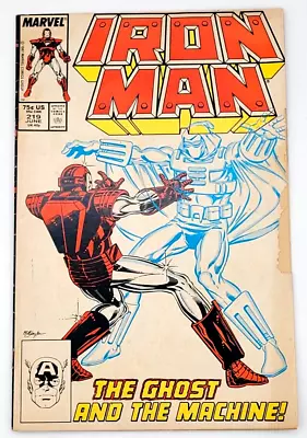 Buy Iron Man #219 (1987) / Vg / Ghost 1st Appearance • 10.18£