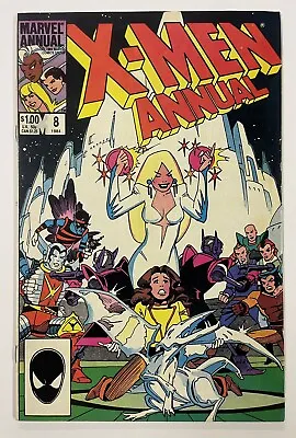 Buy X-men Annual #8. Jan 1984. Marvel. Fn/vf. New Mutants! Kitty Pryde! Lockheed! • 5£