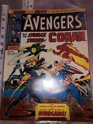 Buy THE AVENGERS & SAVAGE SWORD Of COMAN - No 109 - Date 18/10/1975 - Marvel Comic • 5.40£