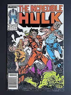 Buy Incredible Hulk (1962) 330 Todd McFarlane Cover Marvel Comics 1987 VF+ • 20.27£