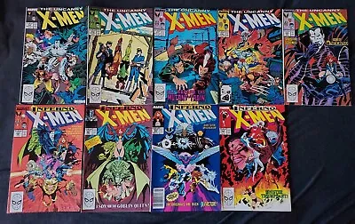 Buy Uncanny X-Men #235-243 & X-Factor #34-39 : 15 Comic Lot : Inferno • 37.85£