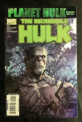 Buy Incredible Hulk 104 Caiera Miek Dr Strange V 2 Planet World War 1 Copy She Red  • 5.53£