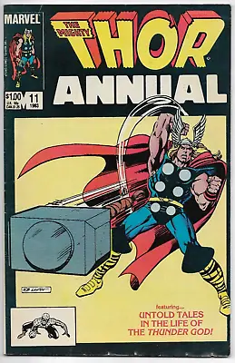 Buy The Mighty Thor Annual #11 Marvel Comics Zelenetz Hall Colletta 1983 VG/FN • 7.99£