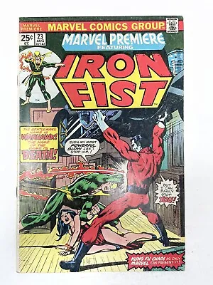 Buy Marvel Premiere #23 (1975) Iron Fist 1st Appearance Warhawk Marvel Comics MCU • 7.58£