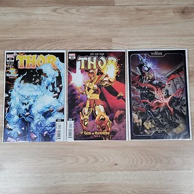 Buy Thor #21-23 LGY #747-749 Infinity Saga 2nd Print Marvel Comics 2022 - Lot Of 3 • 7.99£