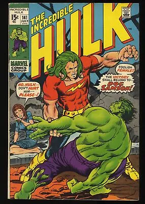 Buy Incredible Hulk #141 VF- 7.5 1st Appearance Doc Samson!! Marvel 1971 • 98£