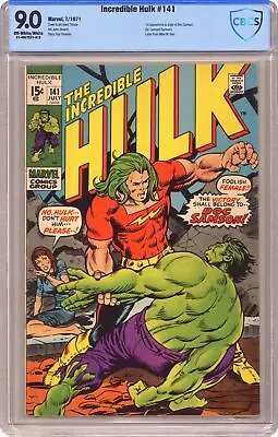 Buy Incredible Hulk #141 CBCS 9.0 1971 21-45C7C21-012 • 403.05£