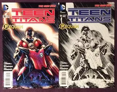 Buy Teen Titans #18A & #18B (rare 1 For 25 Variant) DC 2013. NM Condition Issue. • 8.50£