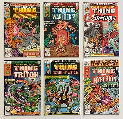 Buy Marvel Two-in-one #62,63,64,65,66,67,68,69,70 & 71 (Marvel 1980) 10 X Comics • 37.12£