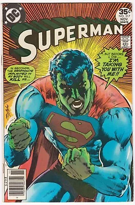 Buy Superman 317 From 1977 Classic Neal Adams Cover Bronze Age DC • 17.50£