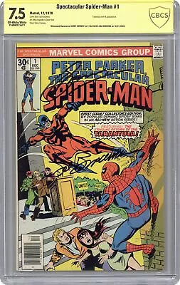 Buy Spectacular Spider-Man Peter Parker #1 CBCS 7.5 SS Conway/Buscema 1976 • 227.86£
