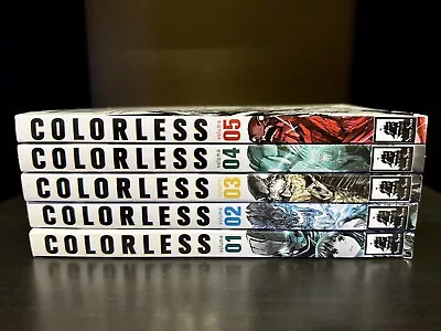 Buy Colorless Manga Lot Vol 1-5 English Seven Seas By Kent • 40.12£