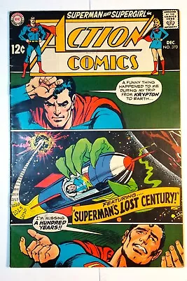 Buy Action Comics #370 W/ Superman Supergirl Dc Dec. 1968 Fine 6.0 Neal Adams Cover • 11.25£