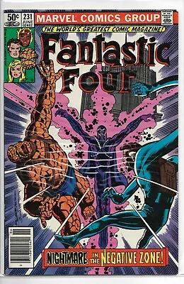 Buy Fantastic Four #231 -  In All The Gathered Gloom!  NEWSSTAND - 1981 Marvel Comic • 3.20£