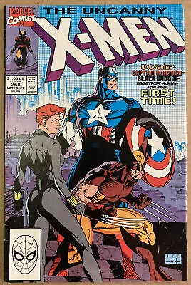 Buy The Uncanny X-men #268 Sept 1990 Captain America Black Widow Cover Jim Lee Cover • 24.99£