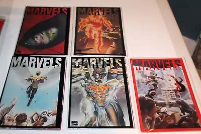 Buy Complete Set Marvels Comics 0 1 2 3 4 NM 1994 Alex Ross Spider-man Silver Surfer • 16.08£