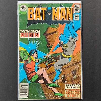 Buy Batman #316 Dick Giordano Crazy Quilt Robin Whitman Variant 1979 • 6.39£