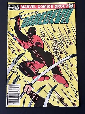 Buy Daredevil #189 FN 1982 Frank Miller Marvel • 8.03£