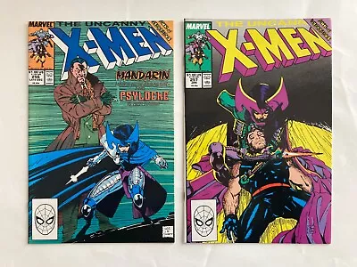 Buy Uncanny X-Men Lot #256 & #257 (1989) 1st & 2nd New Psylocke Apps | HIGH GRADE NM • 16.06£
