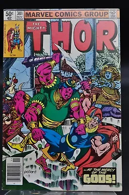 Buy Thor #301 Introduction Of Ta-Lo 1980 Marvel Comics Newsstand Edition • 2.38£