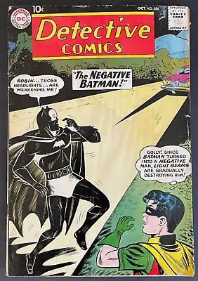 Buy Detective Comics #284 DC 1960 Fair/Good Cond The Negative Batman Sheldon Moldoff • 40.18£
