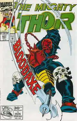 Buy Thor #451 VF/NM; Marvel | Bloodaxe Tom DeFalco - We Combine Shipping • 2.96£
